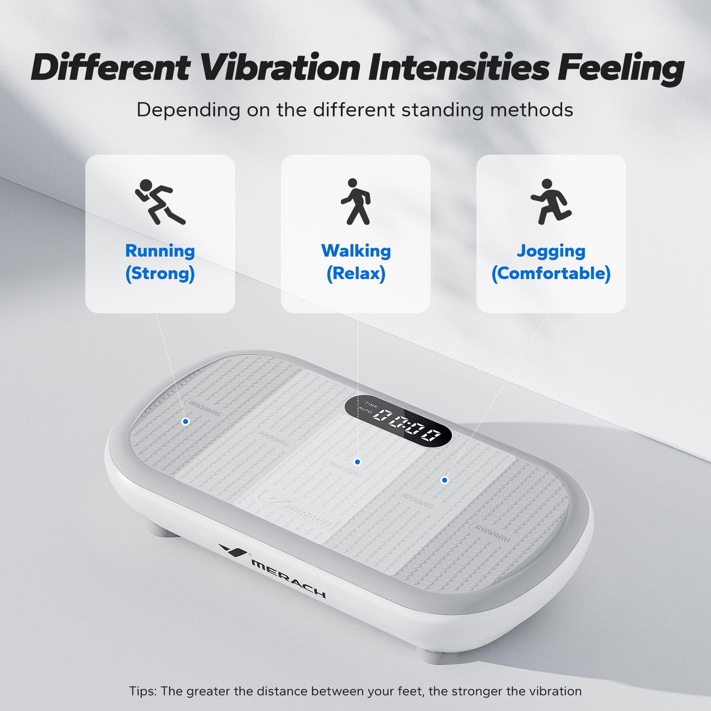 CV40 Curved 440 lbs High-Power Vibration Plate for Weight Loss