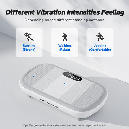 CV40 Curved 440 lbs High-Power Vibration Plate for Weight Loss